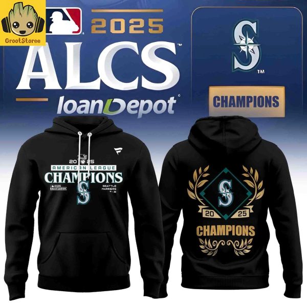 Seattle Mariners American League Champions 2025 Hoodie T Shirt