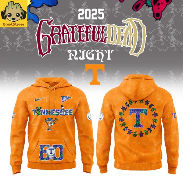 Tennesee Volunteers Grateful Dead 60th Anniversary Hoodie Shirt