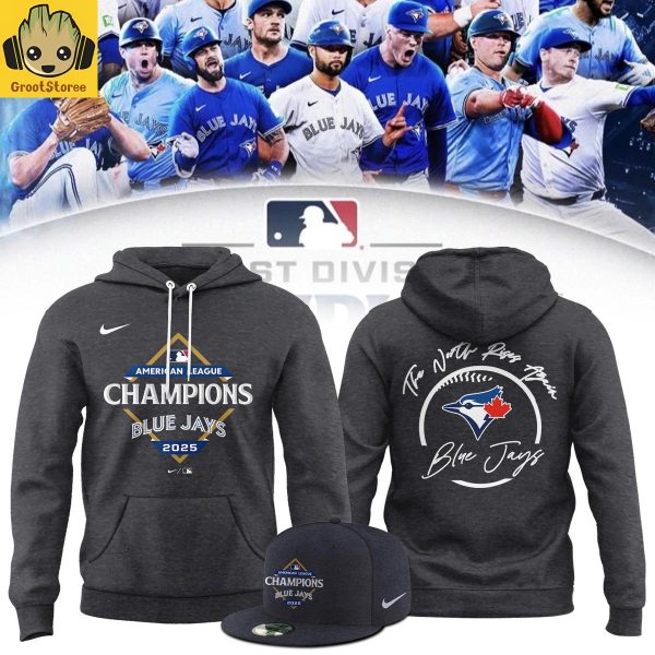 Toronto Blue Jays AL Champions 2025 The North Rises Again Hoodie Shirt