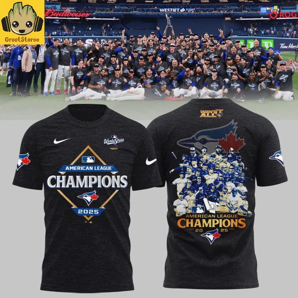 Toronto Blue Jays ALCS Champions 2025 Gray Hoodie Shirt