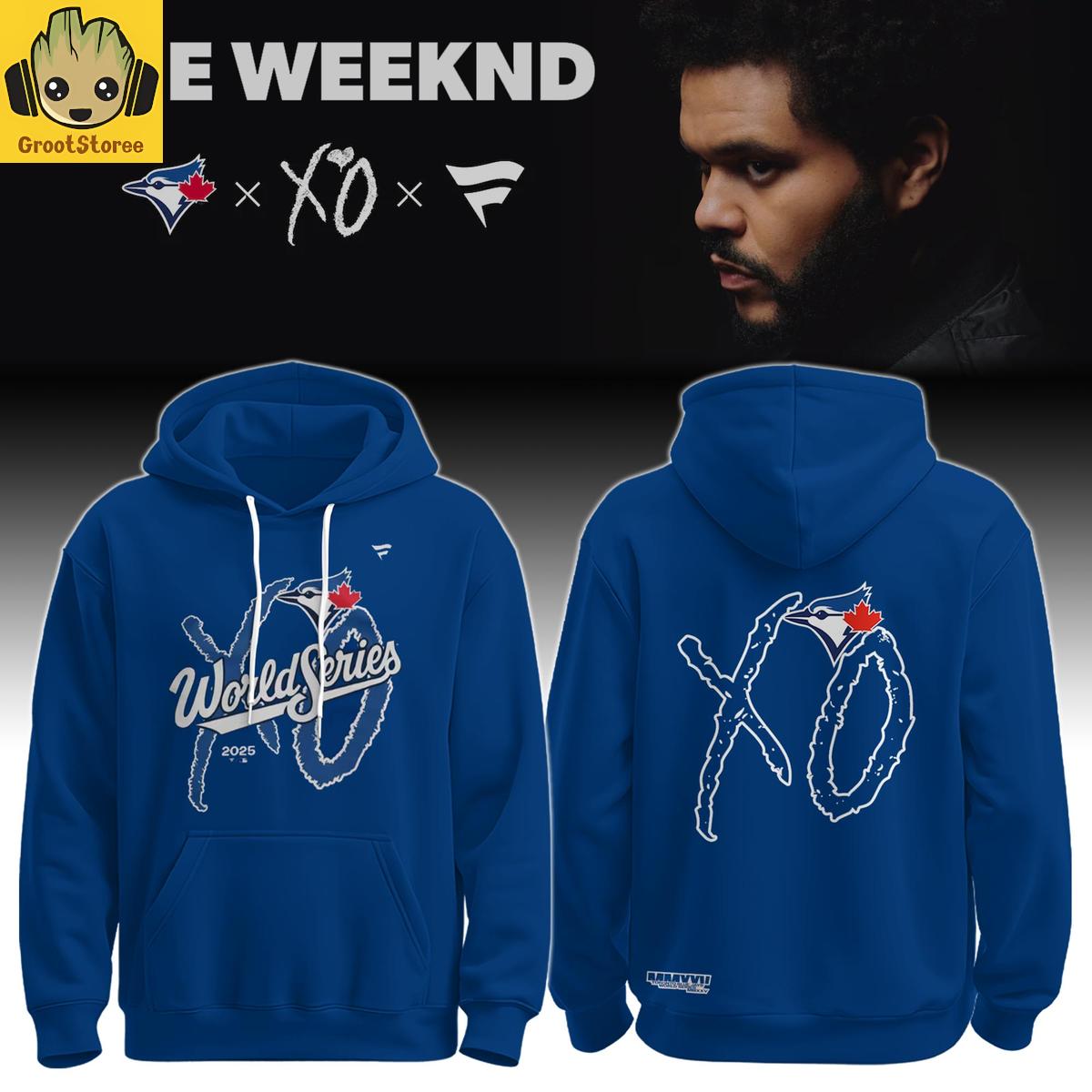 Toronto Blue Jays Collab The Weeknd 2025 Hoodie Shirt Toronto Blue Jays Collab The Weeknd 2025 Hoodie Shirt
