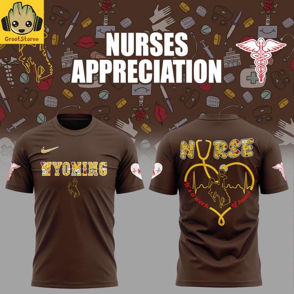 Wyoming Cowboy Nurses Appreciation 2025 Combo Hoodie Shirt