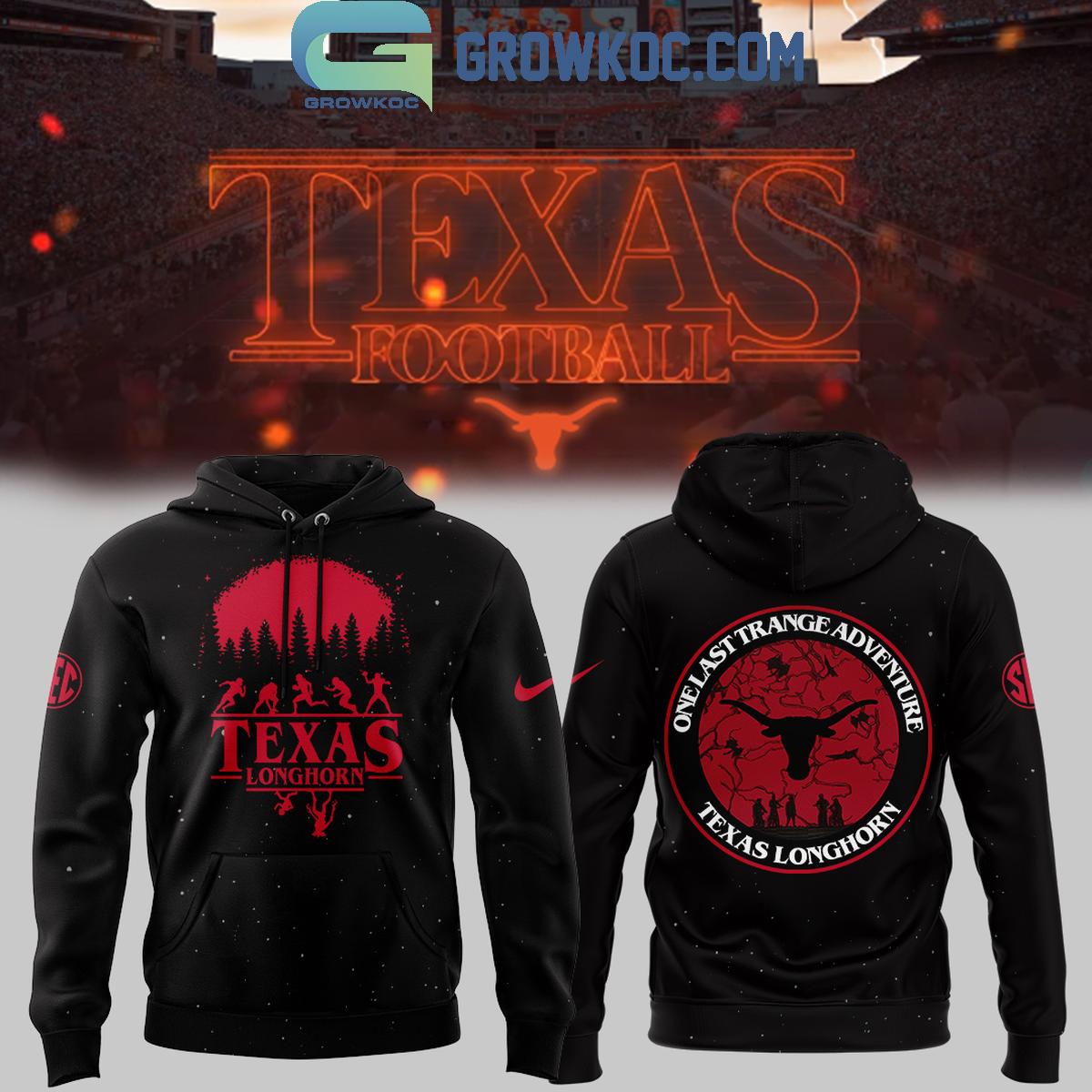 Texas Longhorns x Stranger Things Limited Edition Hoodie T-shirt Texas Longhorns x Stranger Things Limited Edition Hoodie T-shirt