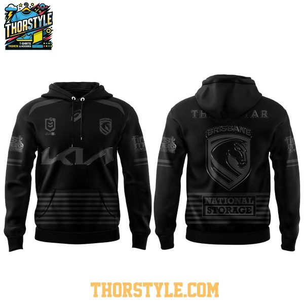 2026 Brisbane Broncos A Tribute to Cyril Connell Black In Black Hoodie