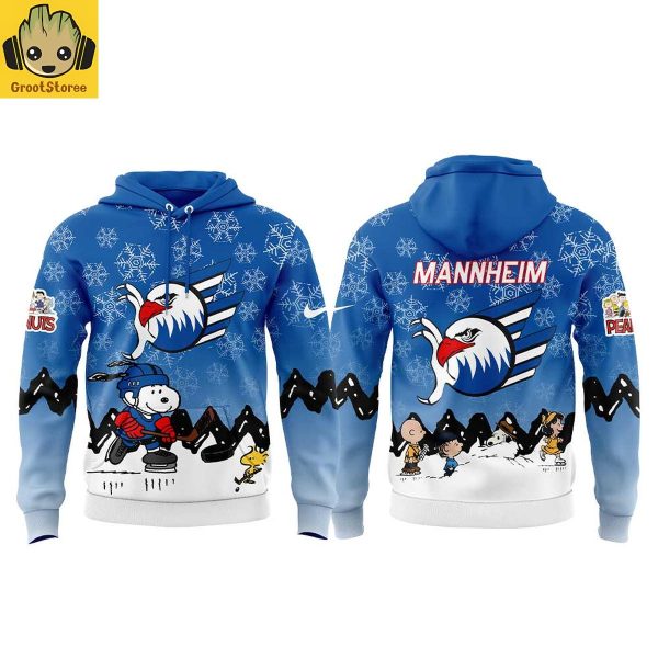 Adler Mannheim x Snoopy and Peanuts Christmas Hoodie