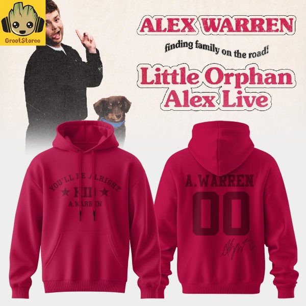 Alex Warren Youll Be Alright Kid Personalized Hoodie