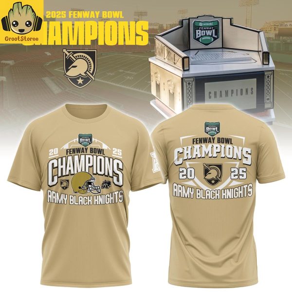 Army Black Knights 2025 Fenway Bowl Champions Hoodie Shirt