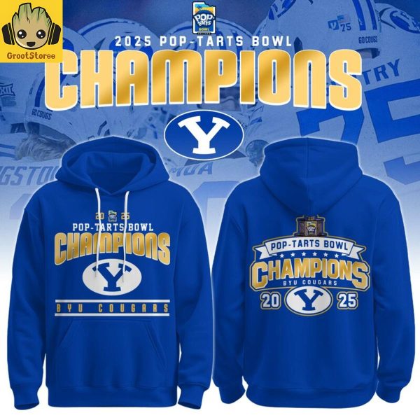 BYU Cougars Pop-Tarts Bowl Champions 2025 Hoodie Shirt