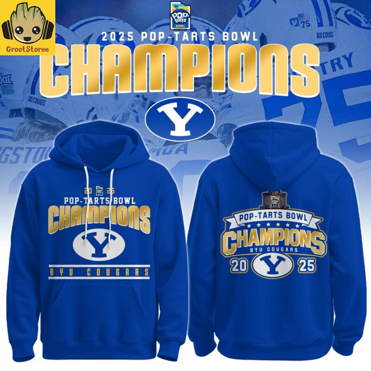 BYU Cougars Pop-Tarts Bowl Champions 2025 Hoodie Shirt BYU Cougars Pop-Tarts Bowl Champions 2025 Hoodie Shirt
