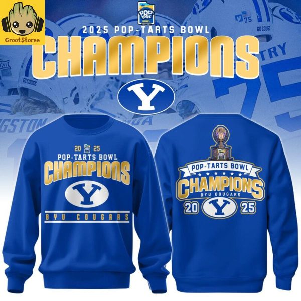 BYU Cougars Pop Tarts Bowl Champions 2025 Hoodie Shirt