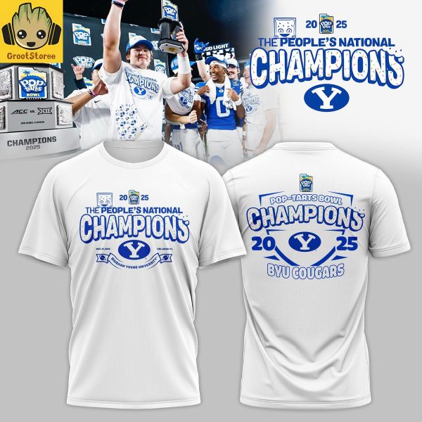 BYU Cougars Pop Tarts Bowl Champions 2025 Hoodie T Shirt