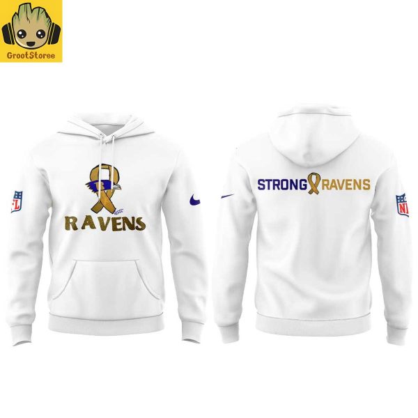 Baltimore Ravens Sunny Rose Ribbon Strong 2025 Hoodie T Shirt