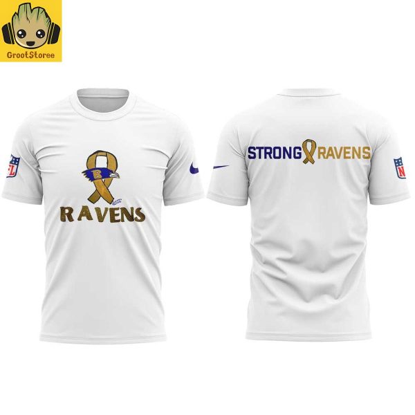 Baltimore Ravens Sunny Rose Ribbon Strong 2025 Hoodie T Shirt