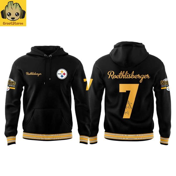 Ben Roethlisberger of Pittsburgh Steelers Into The Hall of Honor Hoodie