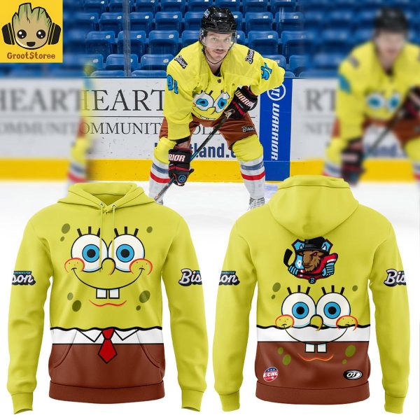 Bloomington Bison x SpongeBob SquarePants 2025 Hoodie
