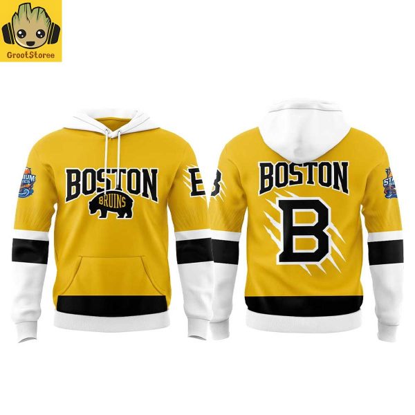 Boston Bruins Bold Gold New Hoodie T Shirt