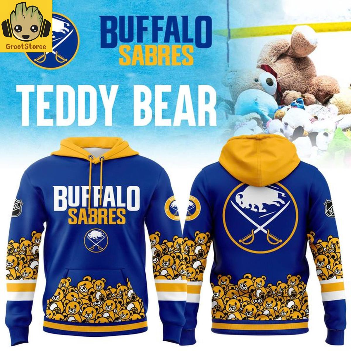 Buffalo Sabre x Teddy Bear 2025 Hoodie Shirt Buffalo Sabre x Teddy Bear 2025 Hoodie Shirt