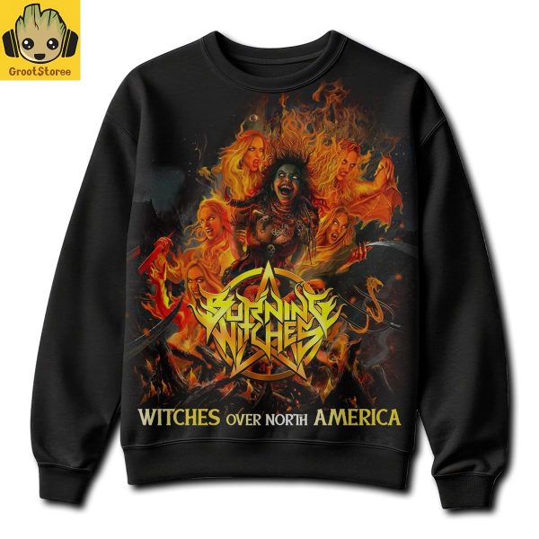 Burning Witches Witches And Kings Tour Hoodie Shirt