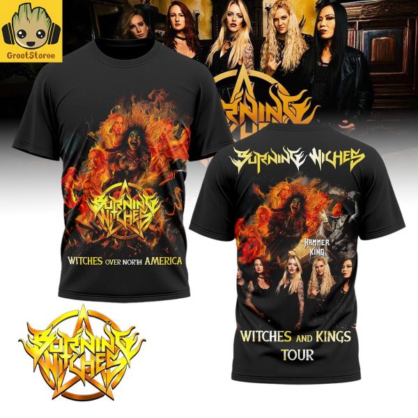 Burning Witches Witches And Kings Tour Hoodie Shirt