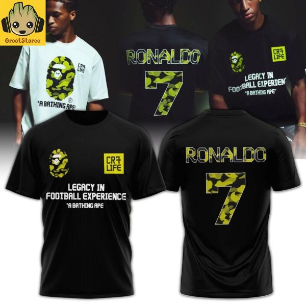 Cr7 Legacy In Football Experience Black Hoodie T Shirt