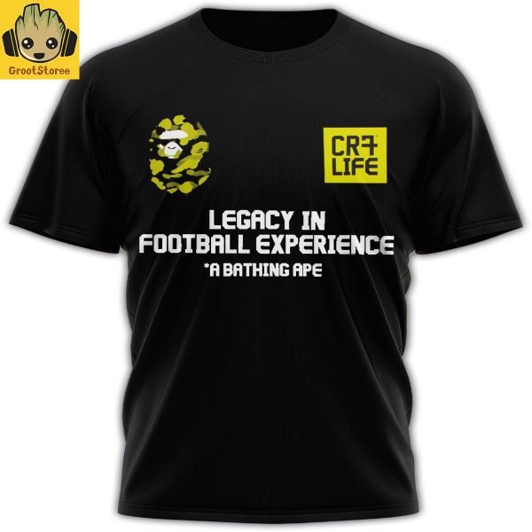 Cr7 Legacy In Football Experience Black Hoodie T Shirt