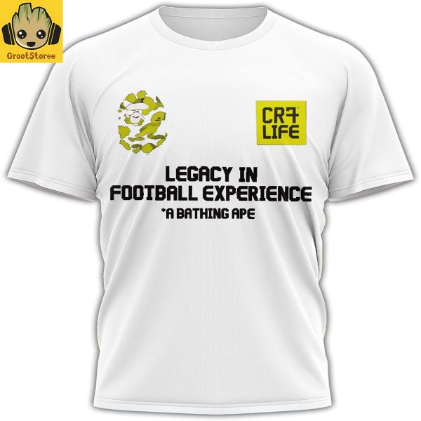Cr7 Legacy In Football Experience White Hoodie T Shirt