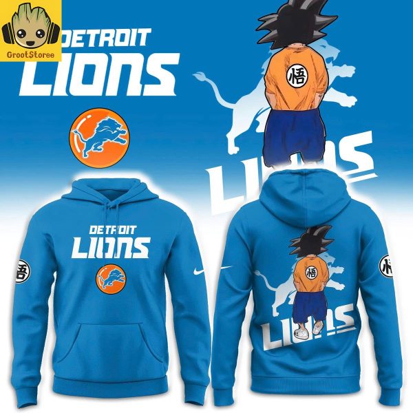 Detroit Lions x Dragon Ball 2025 Hoodie