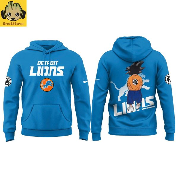 Detroit Lions x Dragon Ball 2025 Hoodie