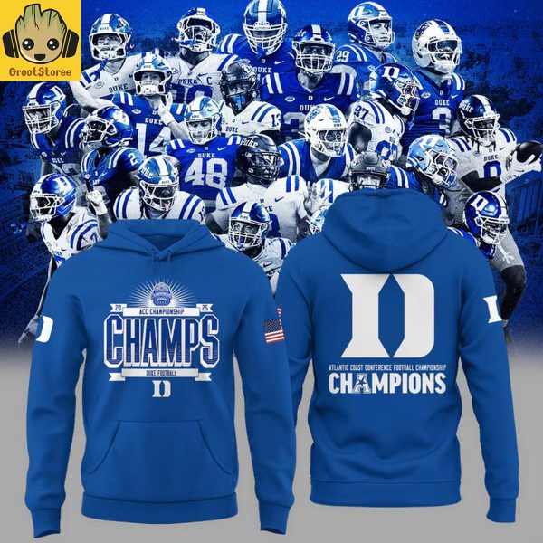 Duke Blue Devils ACC Football Champions 2025 Hoodie T-Shirt