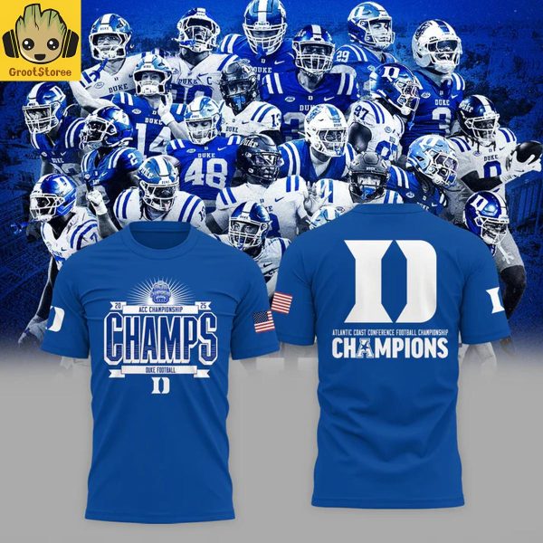 Duke Blue Devils ACC Football Champions 2025 Hoodie T Shirt