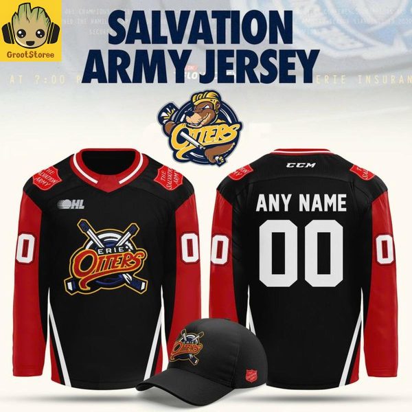 Erie Otters Salvation Army Night 2025 Jersey