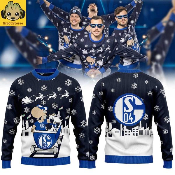 FC Schalke 04 Celebrating Christmas 2025 Ugly Sweatshirt