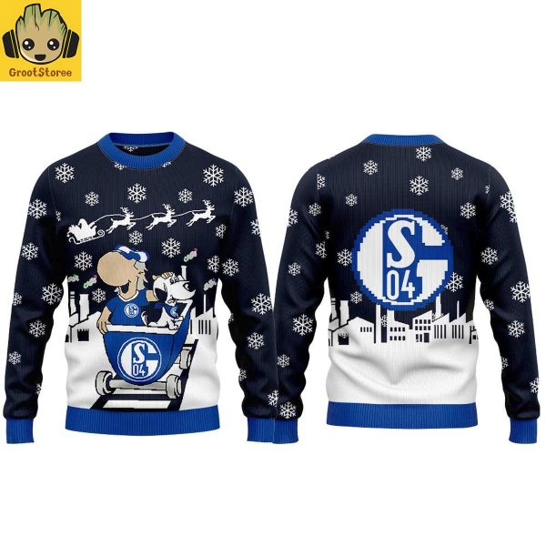 FC Schalke 04 Celebrating Christmas 2025 Ugly Sweatshirt