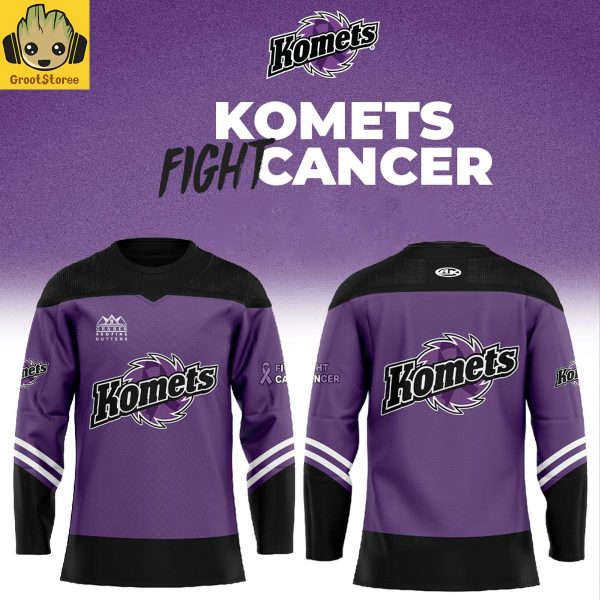 Fort Wayne Komets Fight Cancer 2026 Hockey Jersey