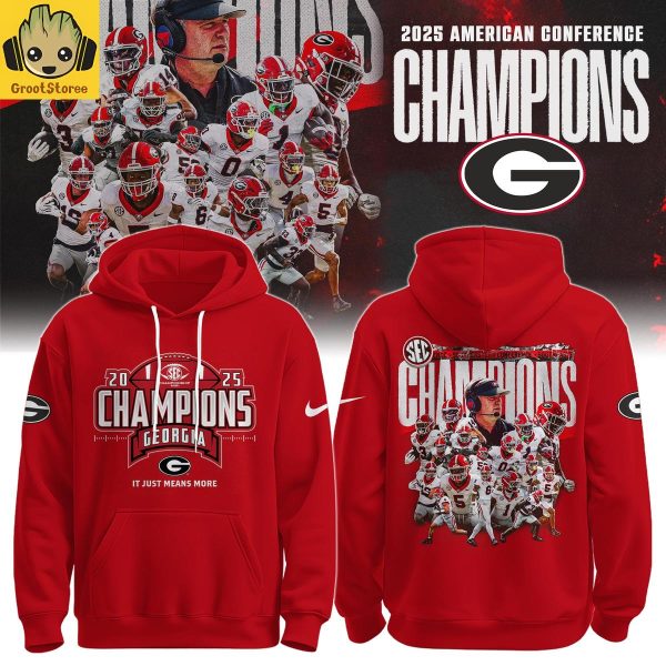 Georgia Bulldogs Champions 2025 Hoodie T-shirt
