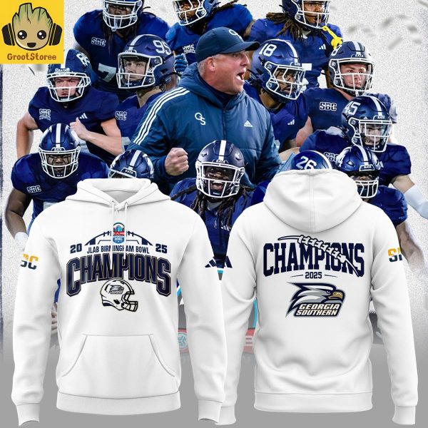 Georgia Southern Eagles Birmingham Bowl Champions 2025 Hoodie T Shirt