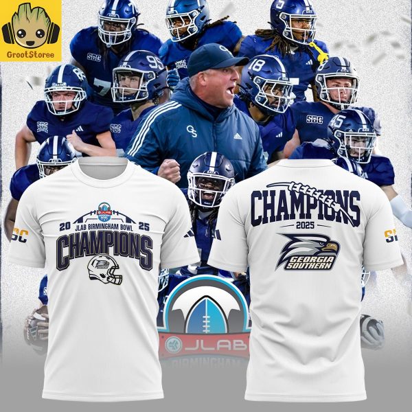 Georgia Southern Eagles Birmingham Bowl Champions 2025 Hoodie T Shirt