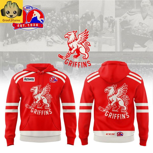 Grand Rapids Griffins AHL 90th Vintage Vibe Hoodie T-Shirt