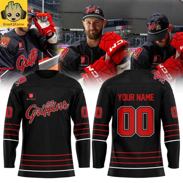Grand Rapids Griffins Personalized Red Kettle Hockey Jersey