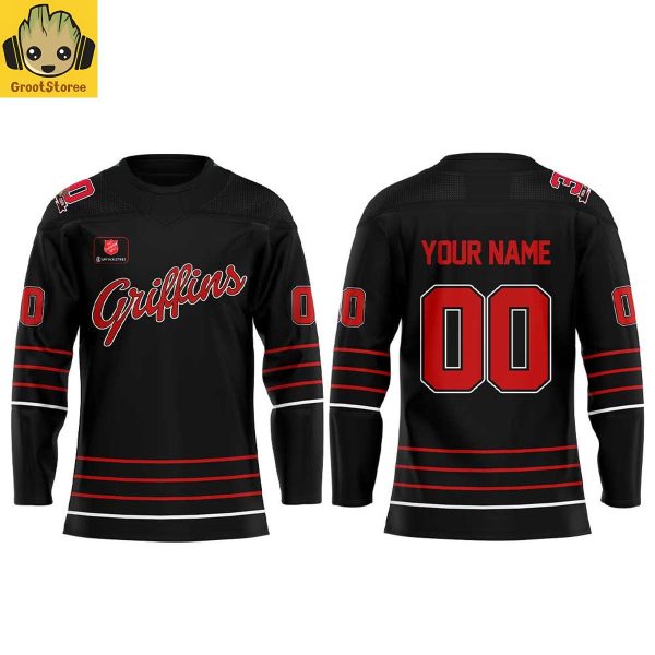 Grand Rapids Griffins Personalized Red Kettle Hockey Jersey