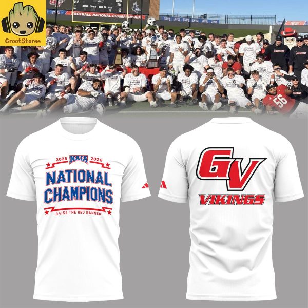 Grand View Vikings 2 25 2026 NAIA National Champions Hoodie T Shirt
