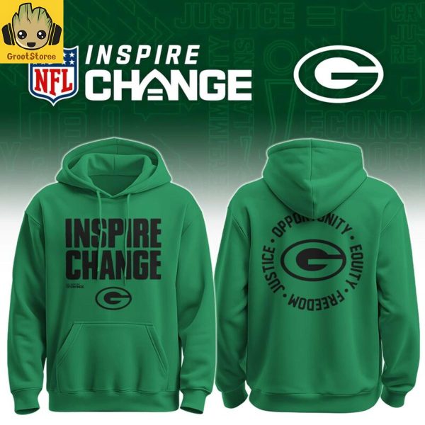 Green Bay Packers x Inspire Change 2025 Hoodie