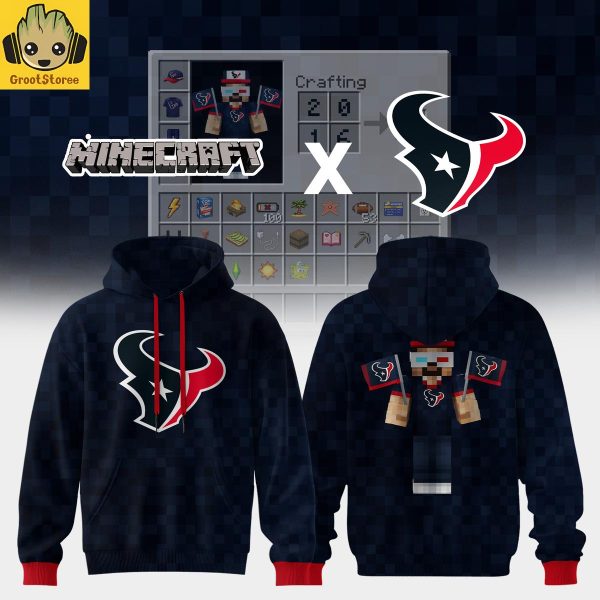 Houston Texans x Minecraft 2025 Hoodie Shirt