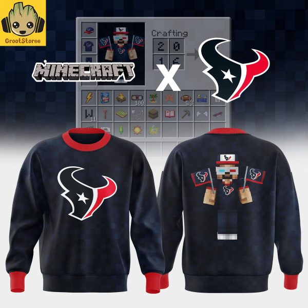 Houston Texans x Minecraft 2025 Hoodie Shirt