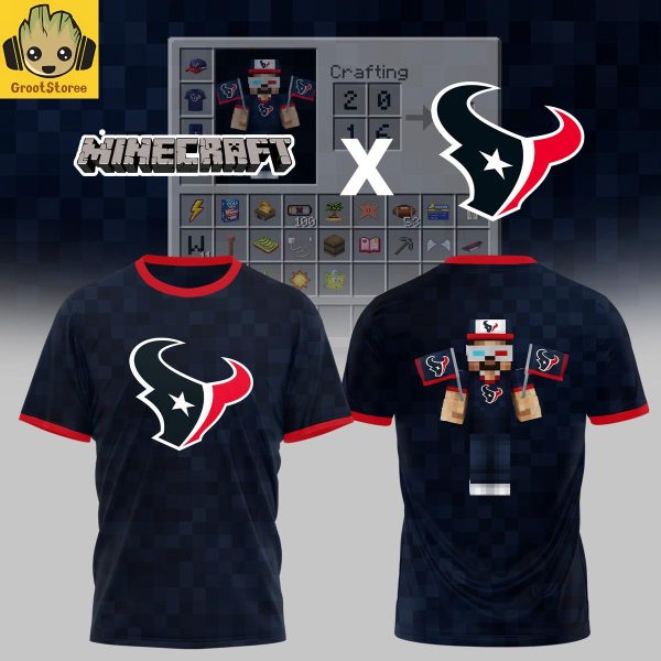 Houston Texans x Minecraft 2025 Hoodie Shirt