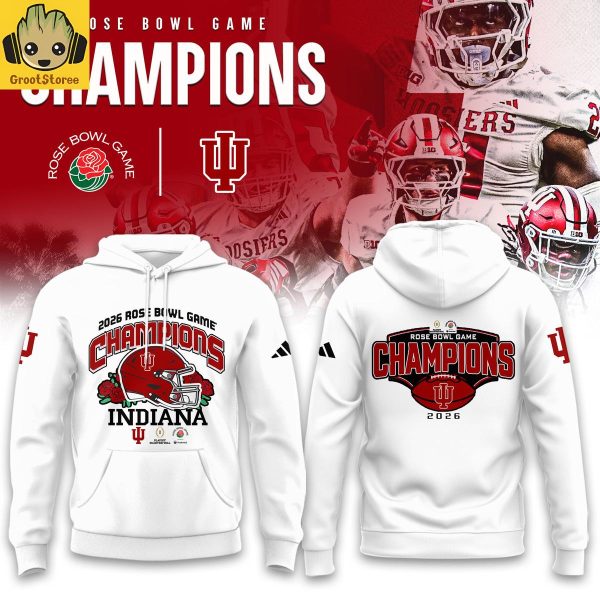 Indiana Hoosiers 2026 Rose Bowl Game Champions Hoodie Shirt