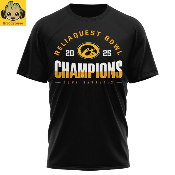 Iowa Hawkeyes ReliaQuest Bowl Champions 2025 Hoodie Shirt