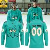 Bloomington Bison x SpongeBob SquarePants 2025 Personalized Hockey Jersey