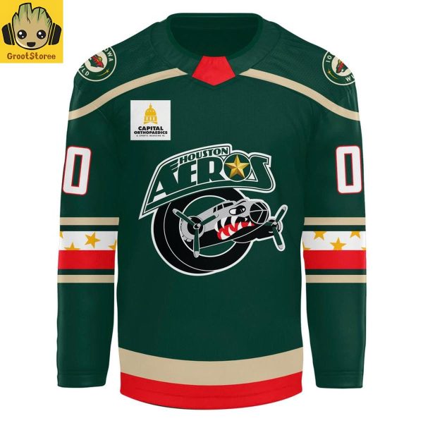 Iowa Wild x Iowa Aeros Rebrand 2025 Personalized Hockey Jersey