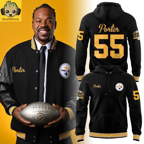 Joey Porter of Pittsburgh Steelers – Into The Hall of Honor Hoodie